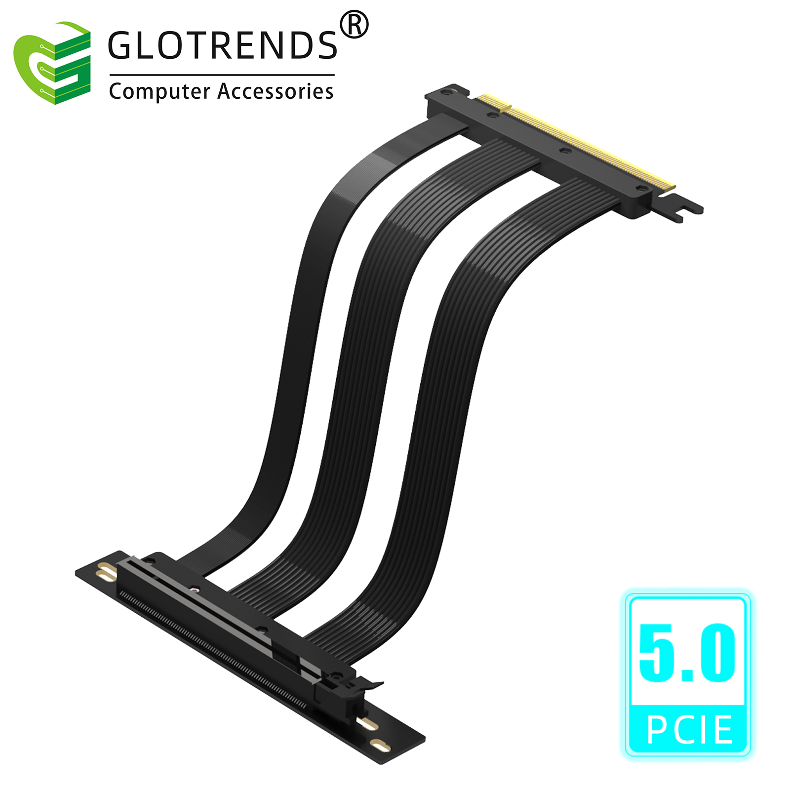 Pcie 4.0 X16 Riser Cable 90 Degree - Cabo Riser PCIE 5.0, Compatível com