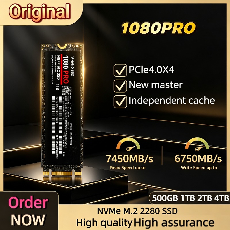 M.2 Nvme 4Tb Pcie 4.0 Ssd - 100% original 1080PRO com opções de