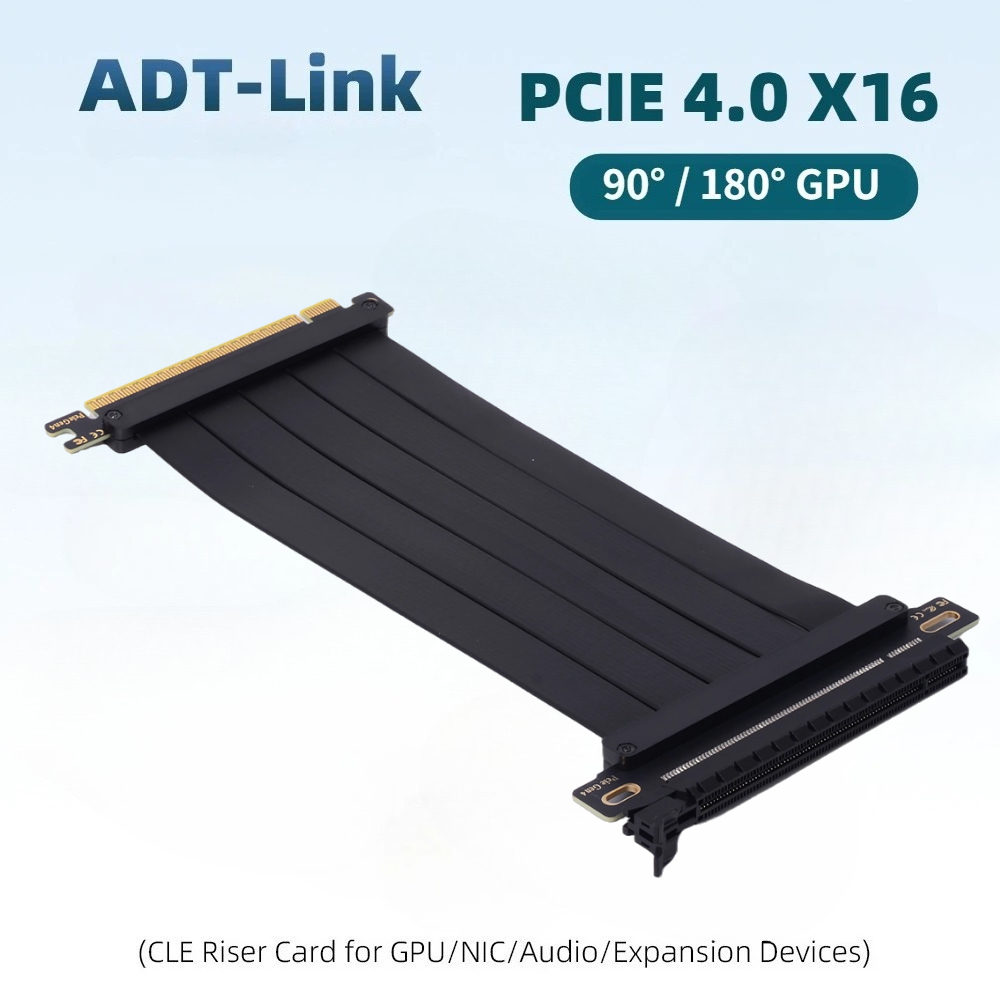 Pcie 4.0 X16 Riser Cable 90 Degree - Cabo Riser Universal Ultra PCIe 4.0