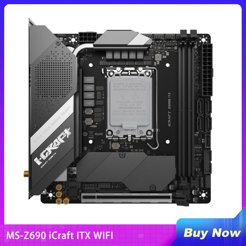 Lga 1700 Ddr5 Itx Motherboard - Nova placa-mãe de desktop MS-Z690 iCraft
