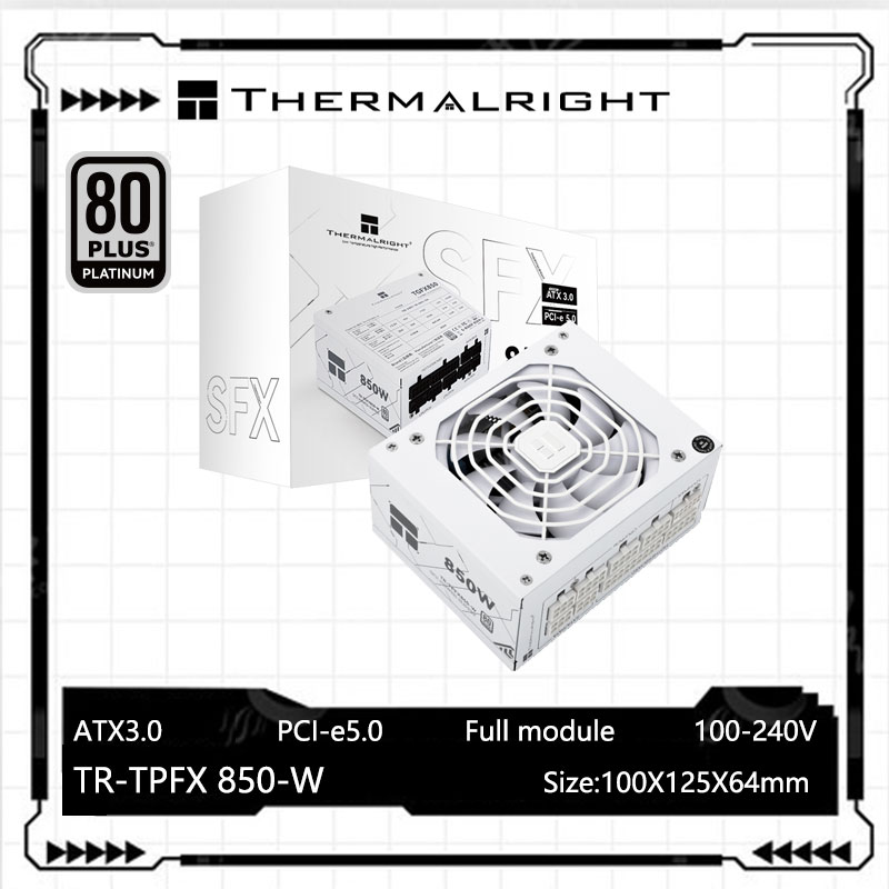 Sfx Power Supply 850W Gold - Thermalright-Branco SFX módulo completo gravado padrão
