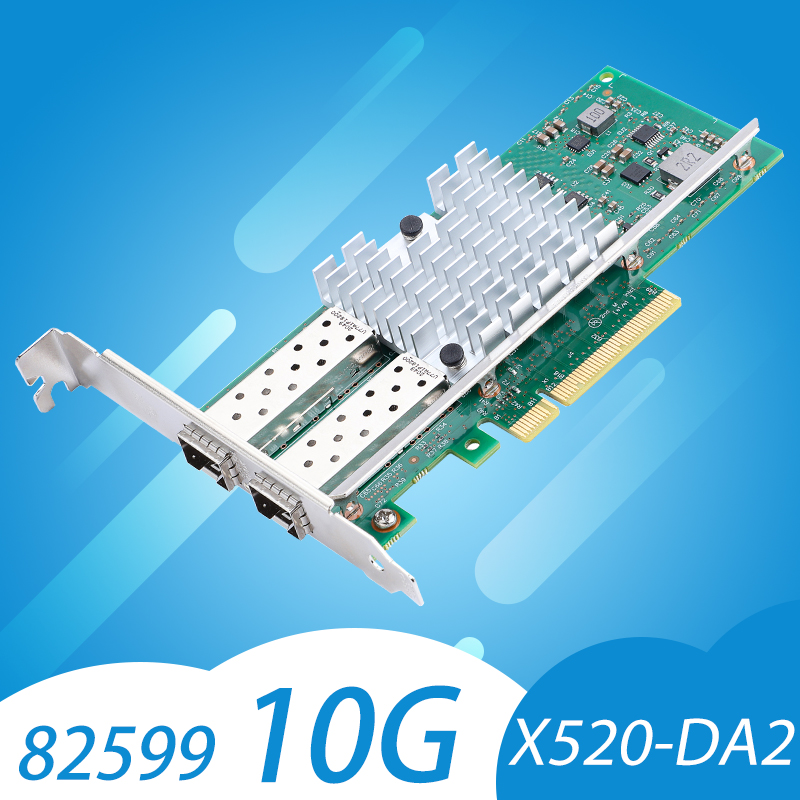 10Gb Sfp+ Pcie Network Card Dual Port - Intel X520-DA2 10Gb SFP+ PCI-E Network
