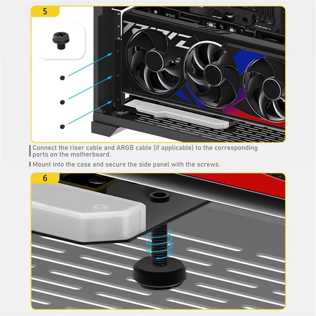 Suporte Vertical para GPU L77A - Pcie 4.0 X16 Riser Cable 90 Degree avaliação e preço