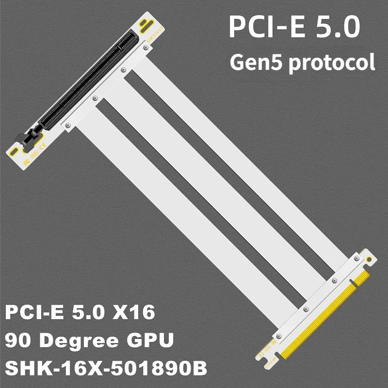 Cabo Riser PCIE 5.0 x16, Perfe - Pcie 4.0 X16 Riser Cable 90 Degree avaliação e preço