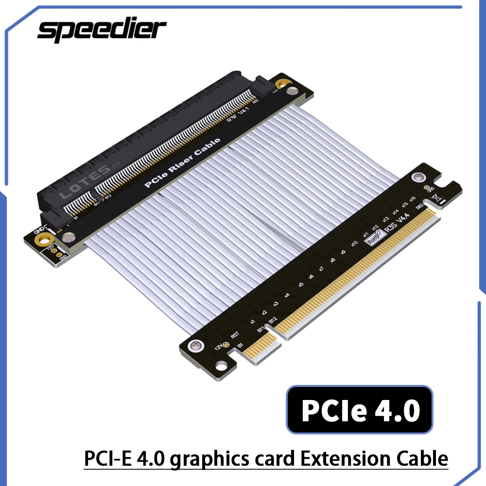Cabo Riser PCIE 4.0 X16 para P - Pcie 4.0 X16 Riser Cable 90 Degree avaliação e preço