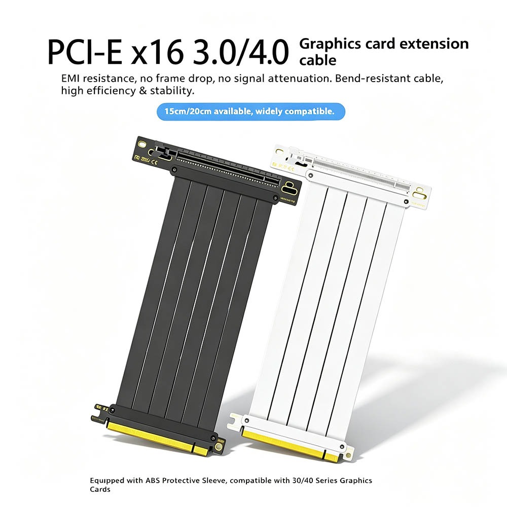 Cabo Riser PCI-E 4.0/3.0 X16 p - Pcie 4.0 X16 Riser Cable 90 Degree avaliação e preço