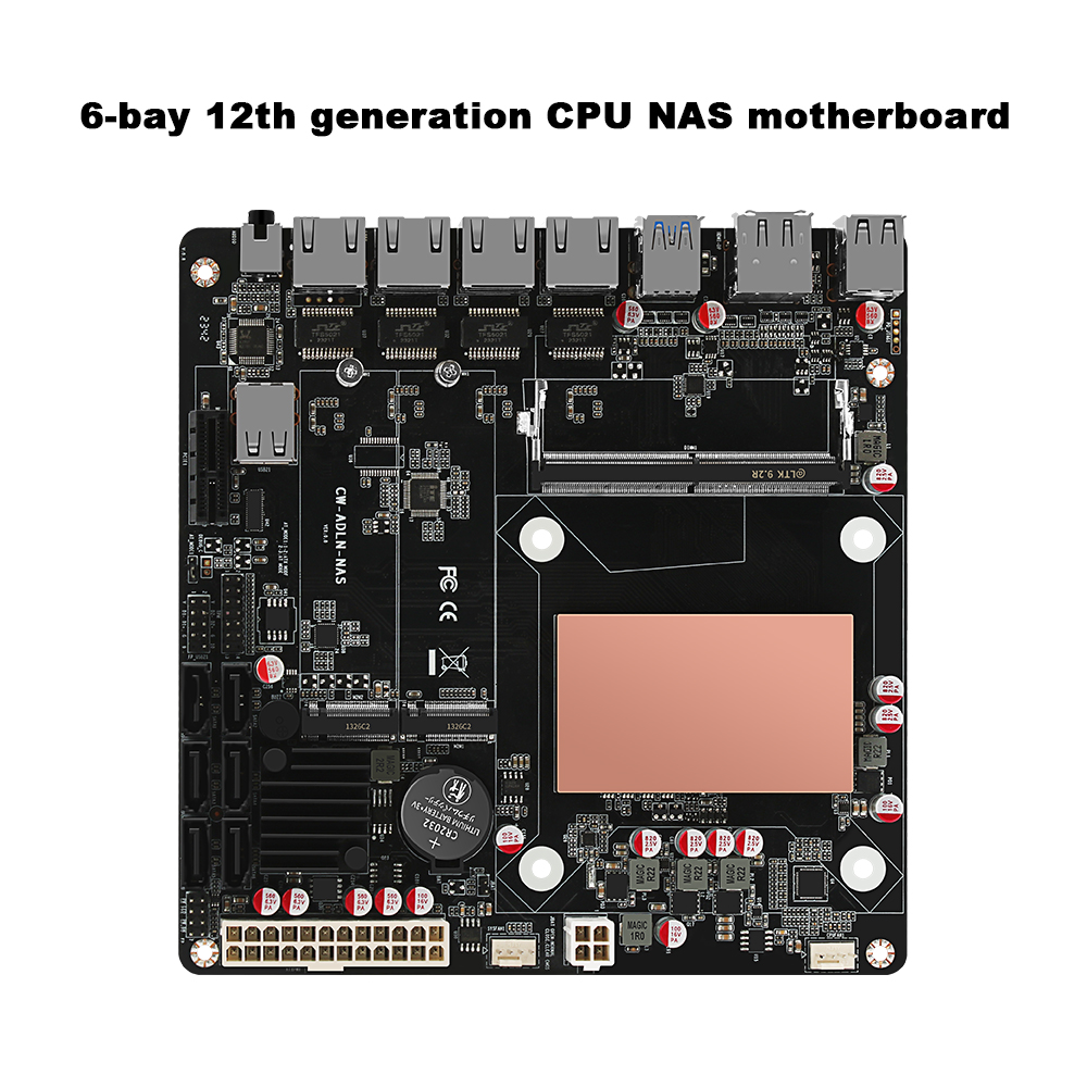 Placa Mãe NAS N100/N150 com 6  - Nas Motherboard N100 6 Sata avaliação e preço