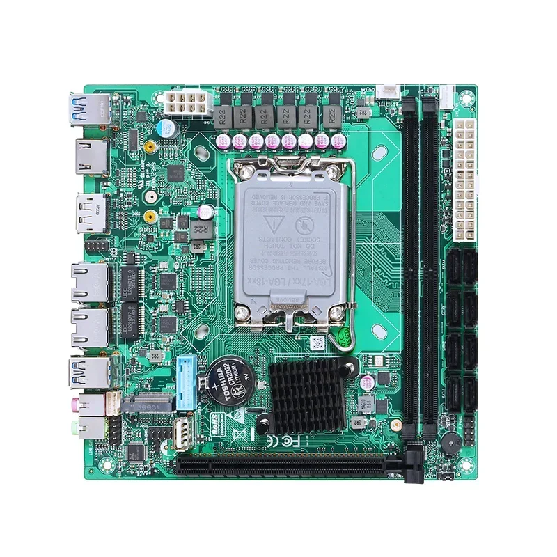 Placa-Mãe Mini x86 Piesia 12ª  - Lga 1700 Ddr5 Itx Motherboard avaliação e preço