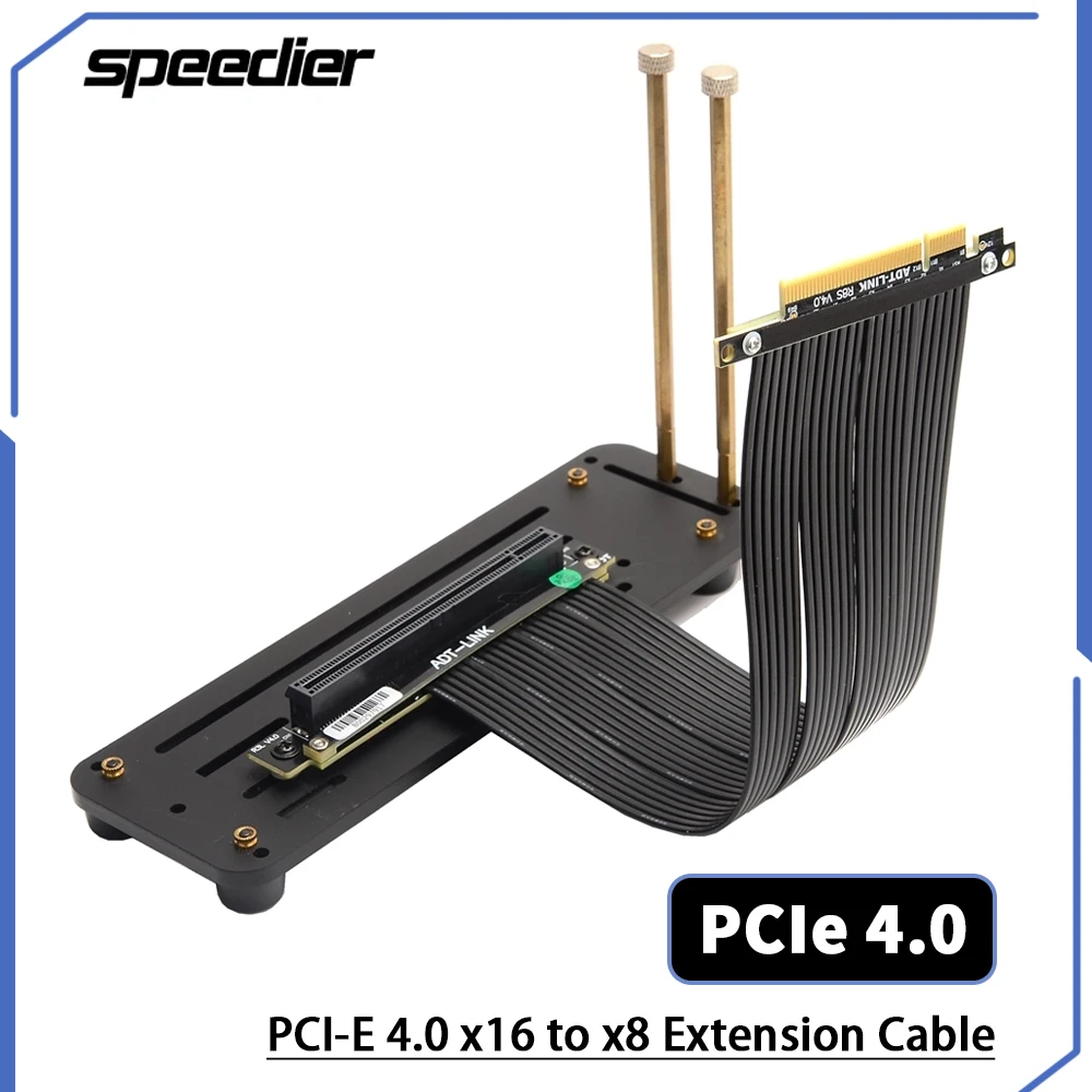 Riser pci express 4.0 x8 para  - Pcie 4.0 X16 Riser Cable 90 Degree avaliação e preço