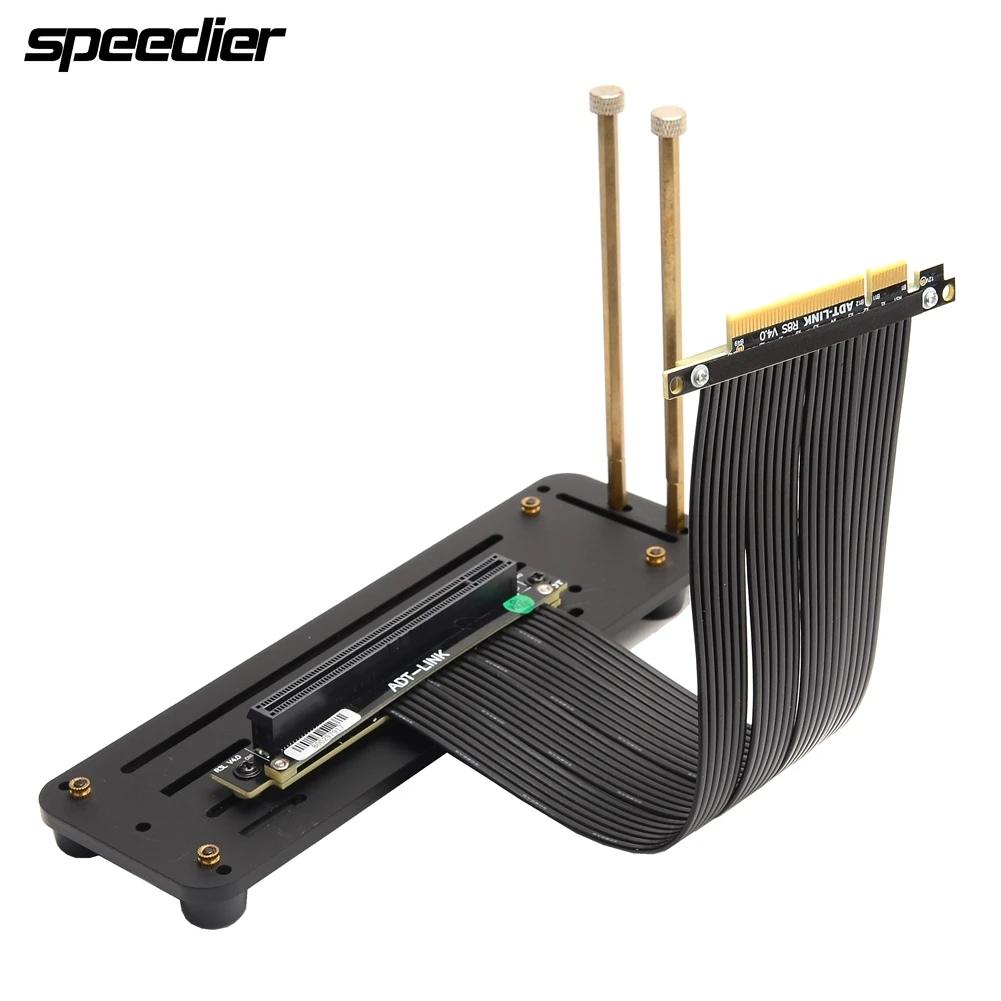 Riser pci express 4.0 x8 para  - Pcie 4.0 X16 Riser Cable 90 Degree avaliação e preço