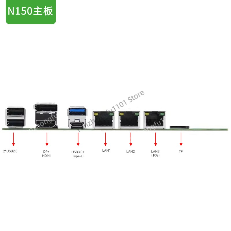Placa-Mãe N150 NAS Host SATA d - Nas Motherboard N100 6 Sata avaliação e preço