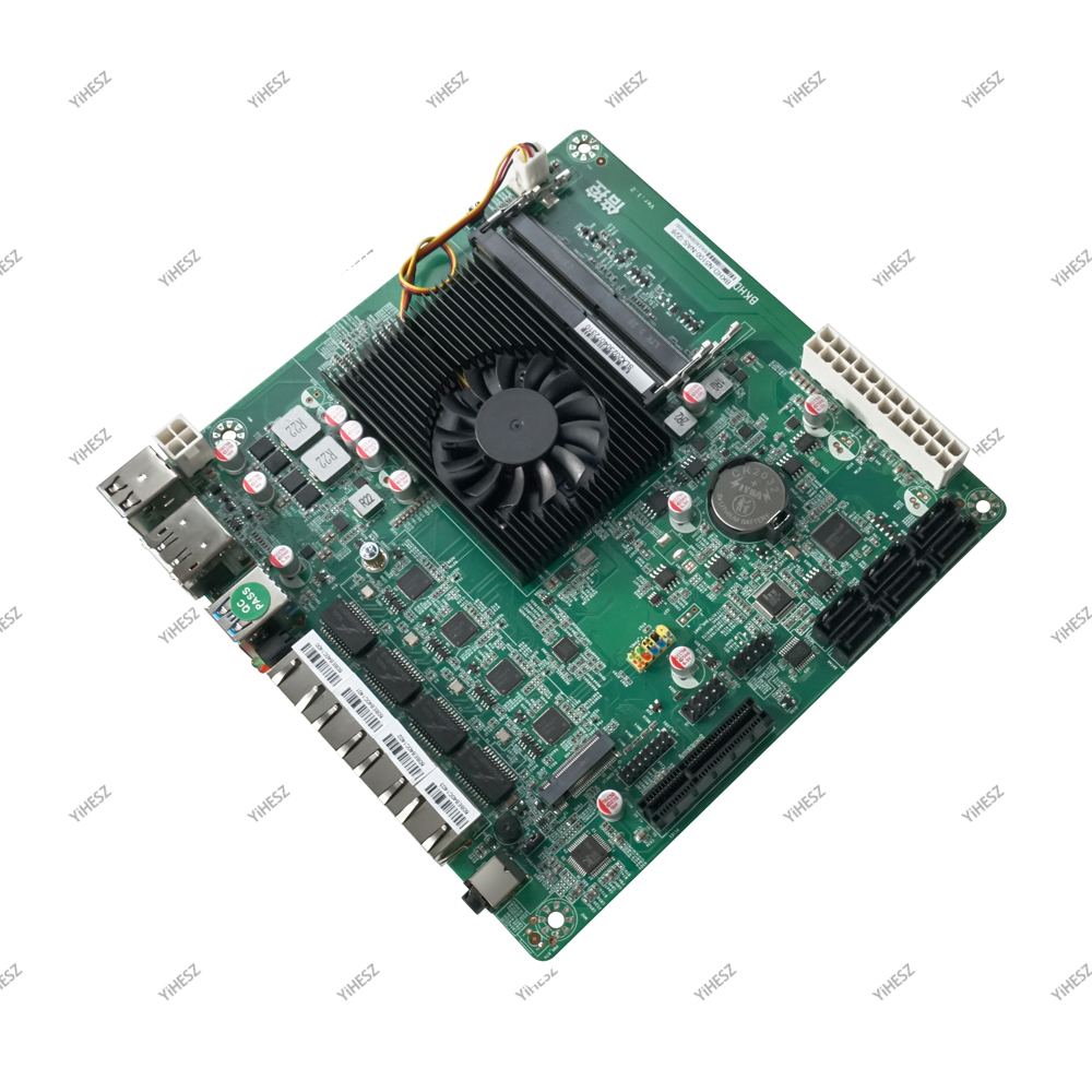 Placa-Mãe NAS N5105 Quad-Core  - Nas Motherboard N100 6 Sata avaliação e preço