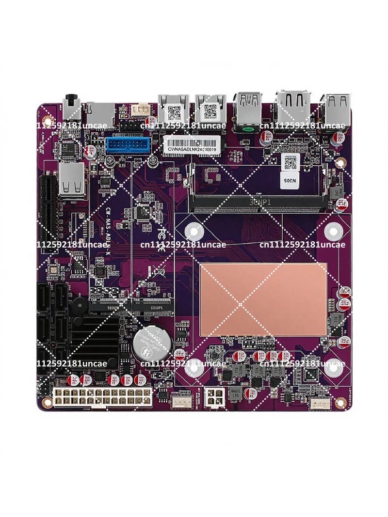 Placa-Mãe NAS DDR5 12ª Geração - Nas Motherboard N100 6 Sata avaliação e preço