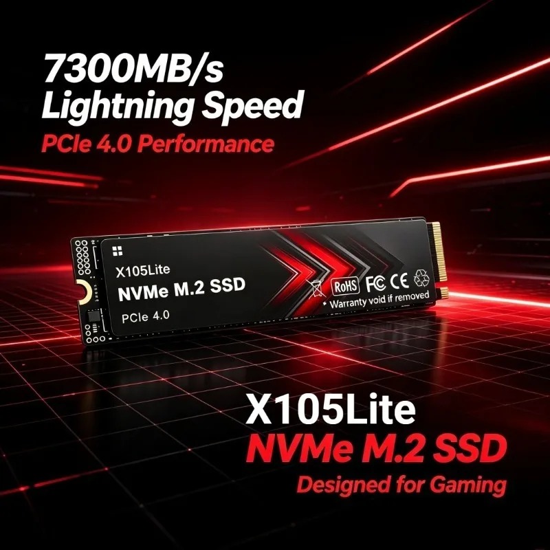 X105Lite SSD NVMe M.2 PCIe 4.0 - M.2 Nvme 4Tb Pcie 4.0 Ssd avaliação e preço