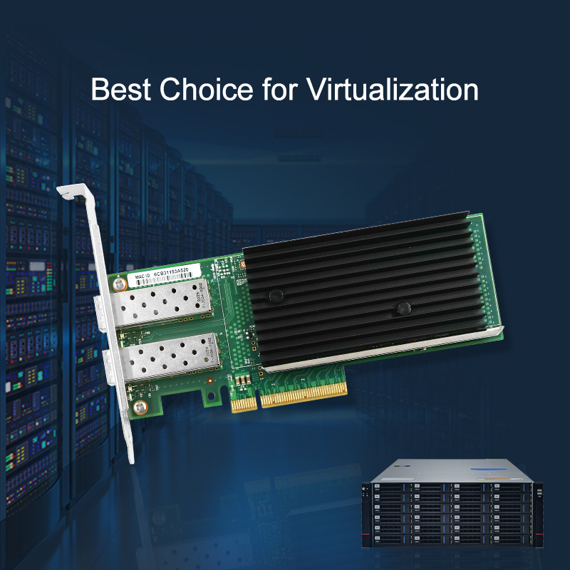 LR-LINK 1010PF-2SFP + PCIe x8  - 10Gb Sfp+ Pcie Network Card Dual Port avaliação e preço