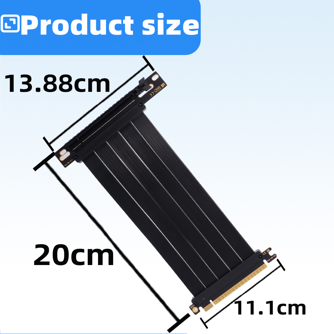 Cabo Adaptador Extensor de Pla - Pcie 4.0 X16 Riser Cable 90 Degree avaliação e preço