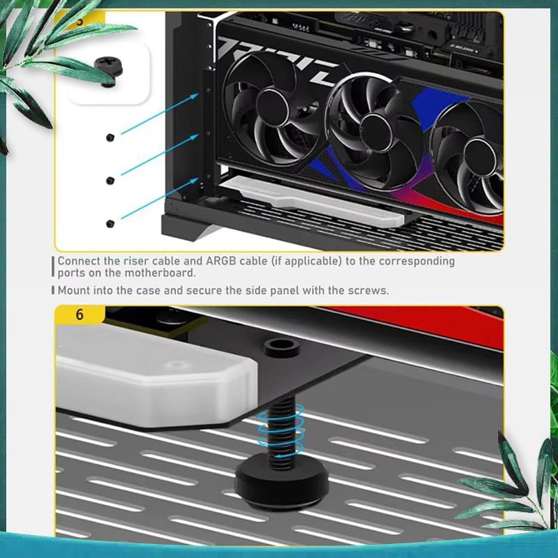 (NOVO) Suporte de montagem GPU - Pcie 4.0 X16 Riser Cable 90 Degree avaliação e preço