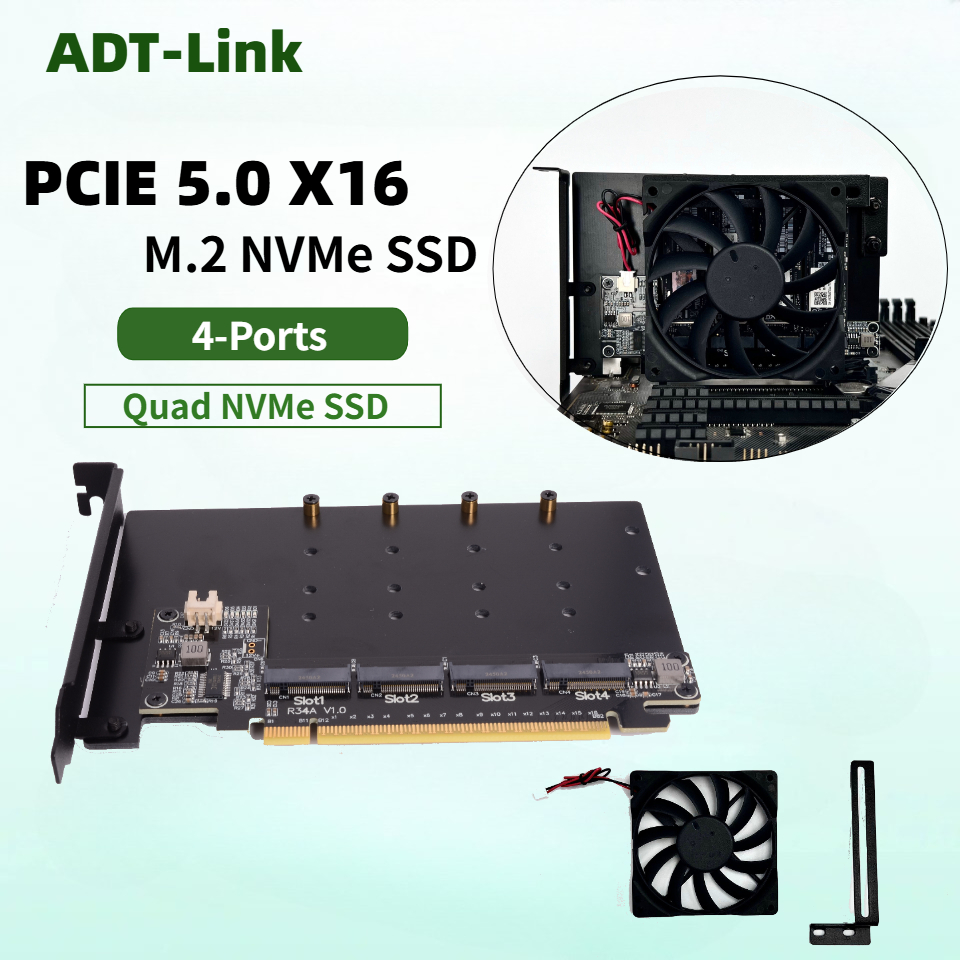 Placa Divisora de Disco Rígido - Quad M.2 Nvme Pcie Bifurcation Card avaliação e preço
