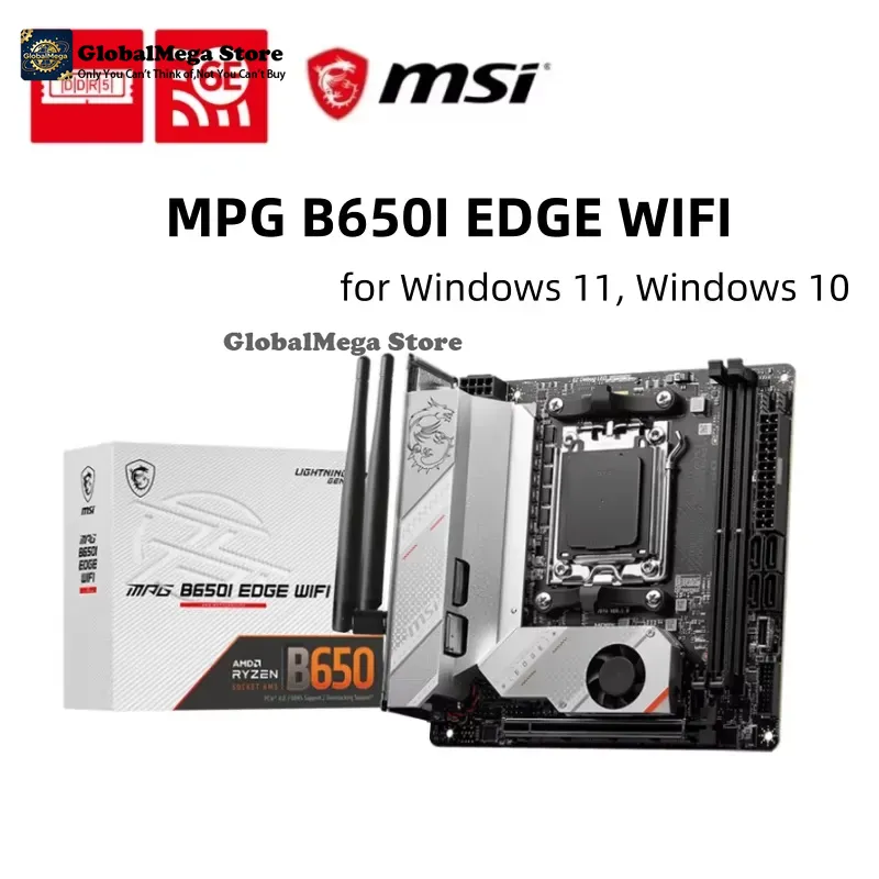 Nova Placa-Mãe MPG B650I EDGE  - B650 Itx Motherboard Wifi avaliação e preço