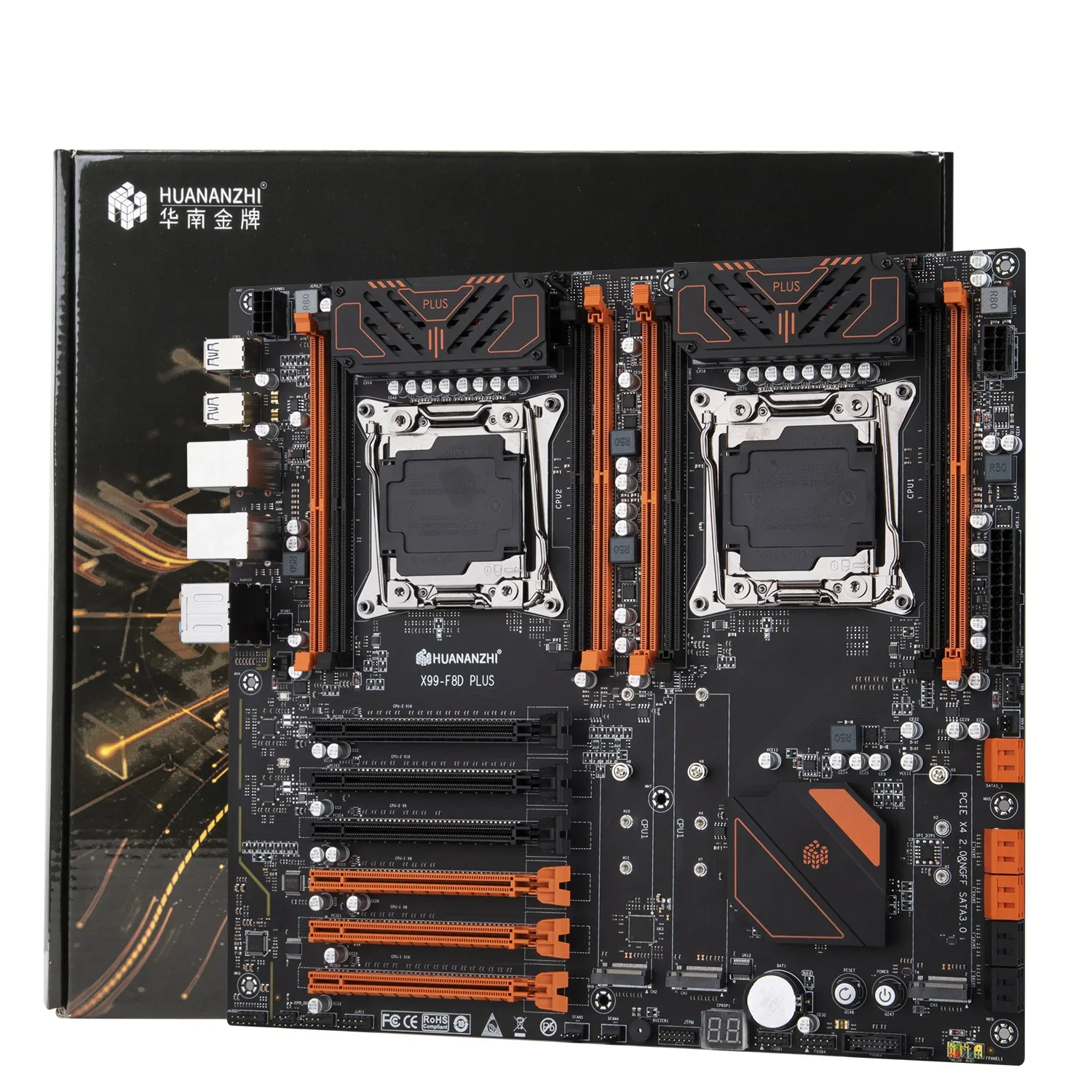 X99 F8D PLUS Placa-mãe dupla X - X99 Dual Cpu Motherboard Combo avaliação e preço