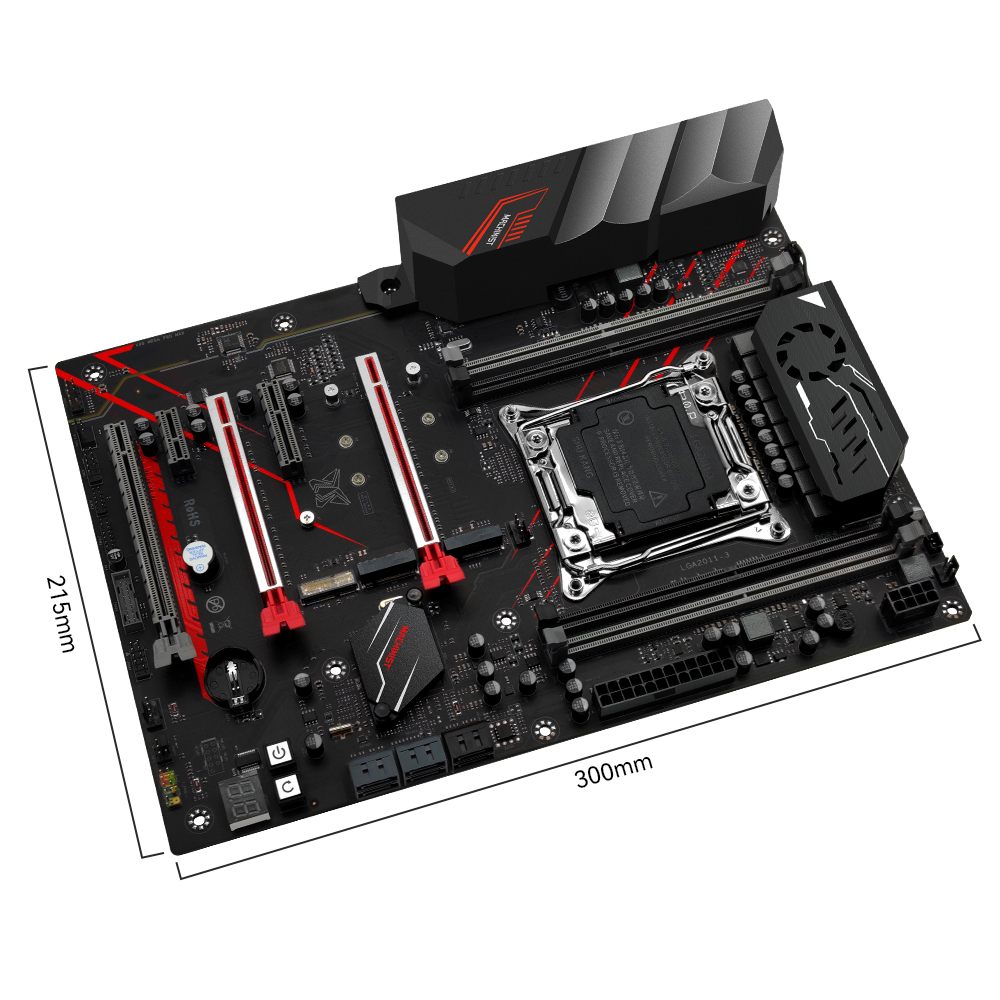 Placa-Mãe MACHINIST X99 MR9A P - X99 Dual Cpu Motherboard Combo avaliação e preço