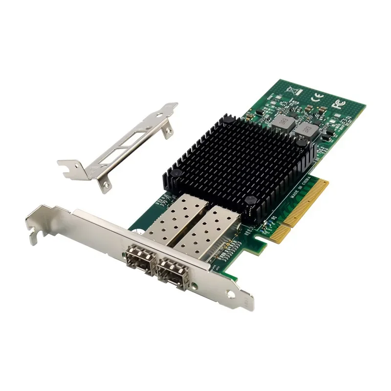 Placa de rede de fibra de serv - 10Gb Sfp+ Pcie Network Card Dual Port avaliação e preço