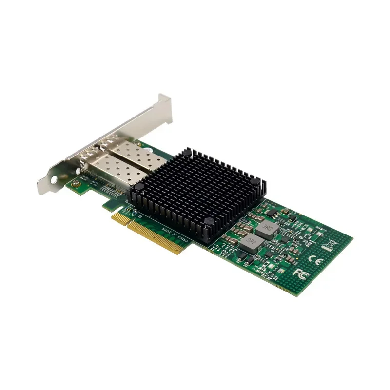Placa de rede de fibra de serv - 10Gb Sfp+ Pcie Network Card Dual Port avaliação e preço