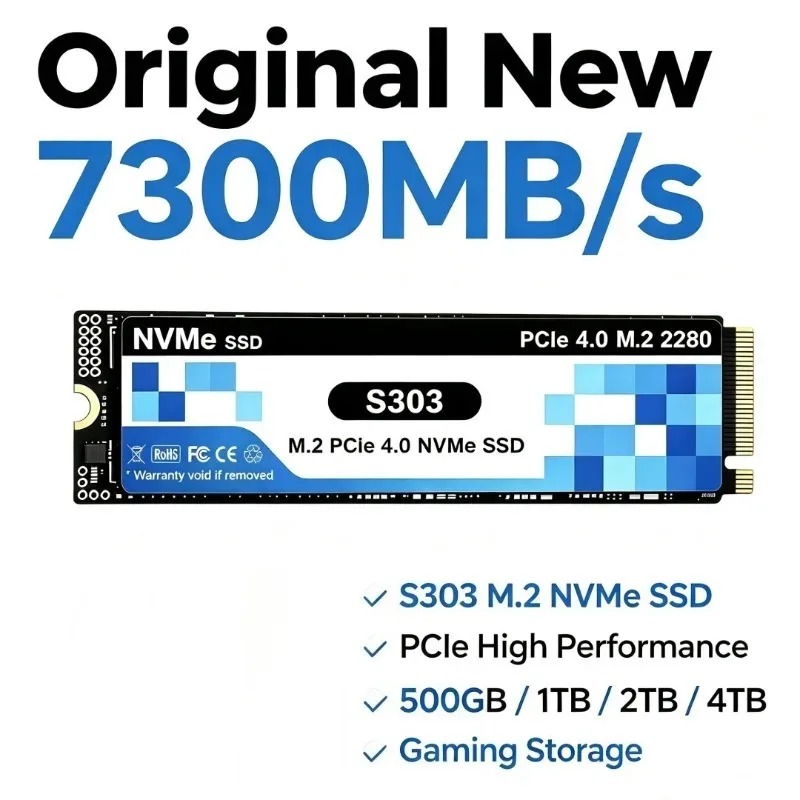 SSD NVMe M.2 PCIe 4.0 S303 500 - M.2 Nvme 4Tb Pcie 4.0 Ssd avaliação e preço