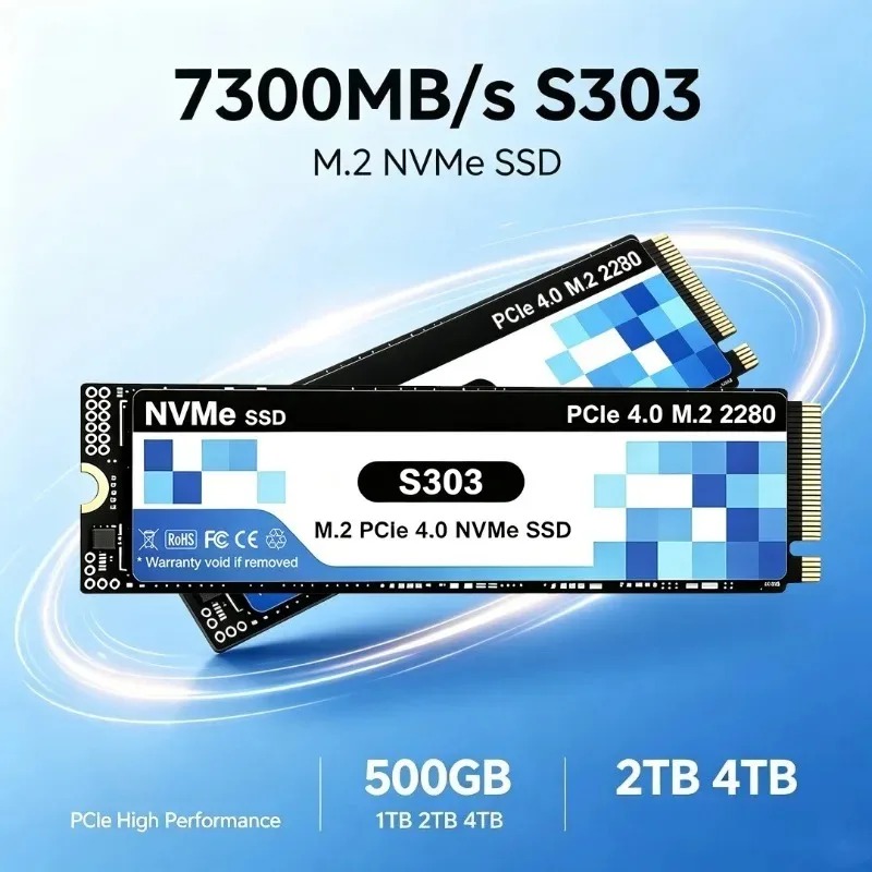 SSD NVMe M.2 PCIe 4.0 S303 500 - M.2 Nvme 4Tb Pcie 4.0 Ssd avaliação e preço