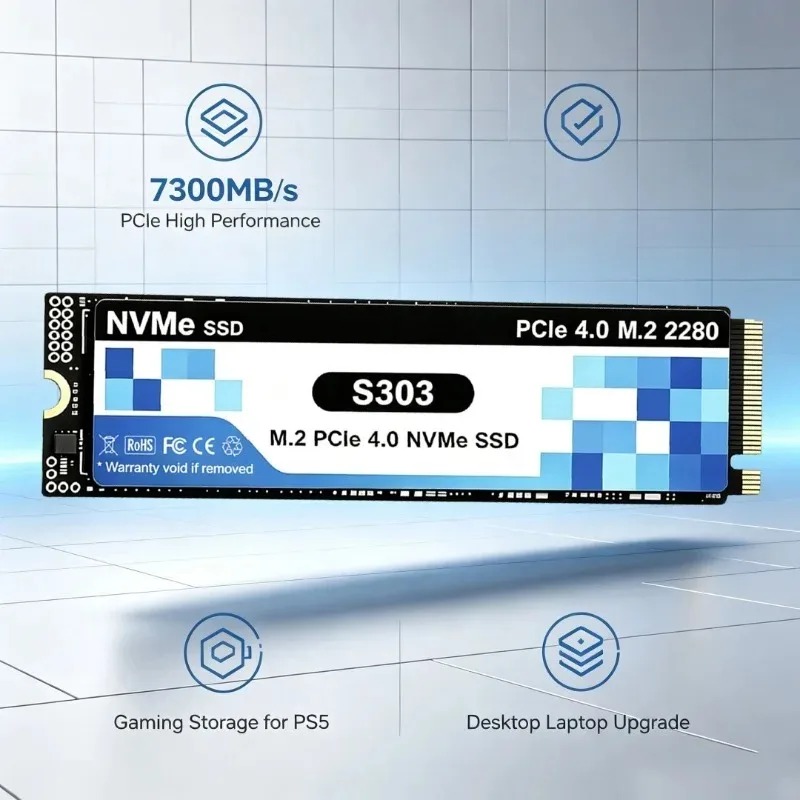 SSD NVMe M.2 PCIe 4.0 S303 500 - M.2 Nvme 4Tb Pcie 4.0 Ssd avaliação e preço